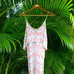 Flowy Spaghetti Strap Maxi Dress